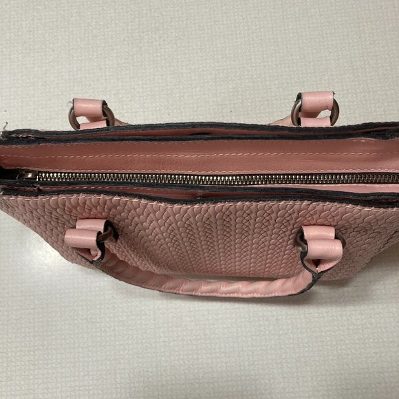 EUC Beautiful Patricia Nash Pattern Embossed Pink Satchel - Picture 4 of 12